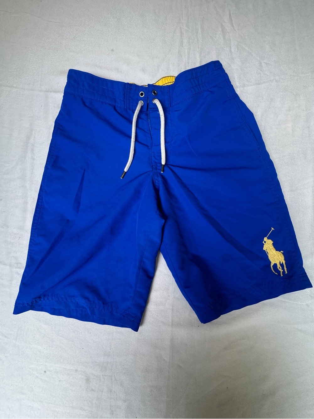 Polo by Ralph Lauren vacation ready Logo boRoyal Blue Swim Trunks boys size M